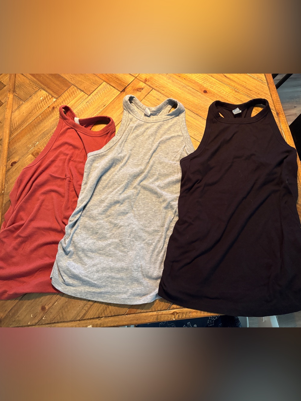 Maternity Women’s Sleeveless Tank Top - Red, Gray, Black